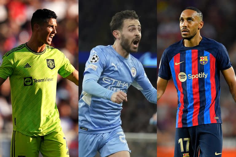 Cristiano Ronaldo, Bernardo Silva y Aubameyang podrían cambiar de club en las próximas horas