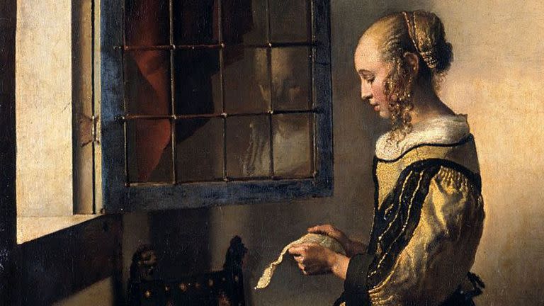 Muchacha leyendo una carta en la ventana abierta, Johannes Vermeer, 1657-59