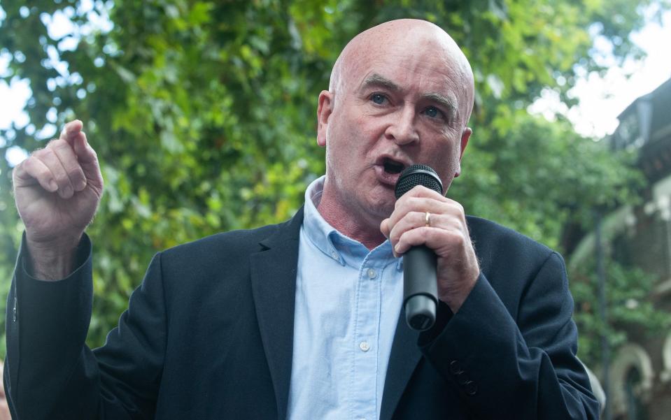 Mick Lynch Mount Pleasant Royal Mail strikes - Guy Smallman/Getty Images Europe