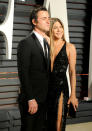 <p>Jennifer Aniston is perfection in Versace. (Photo: Getty Images) </p>