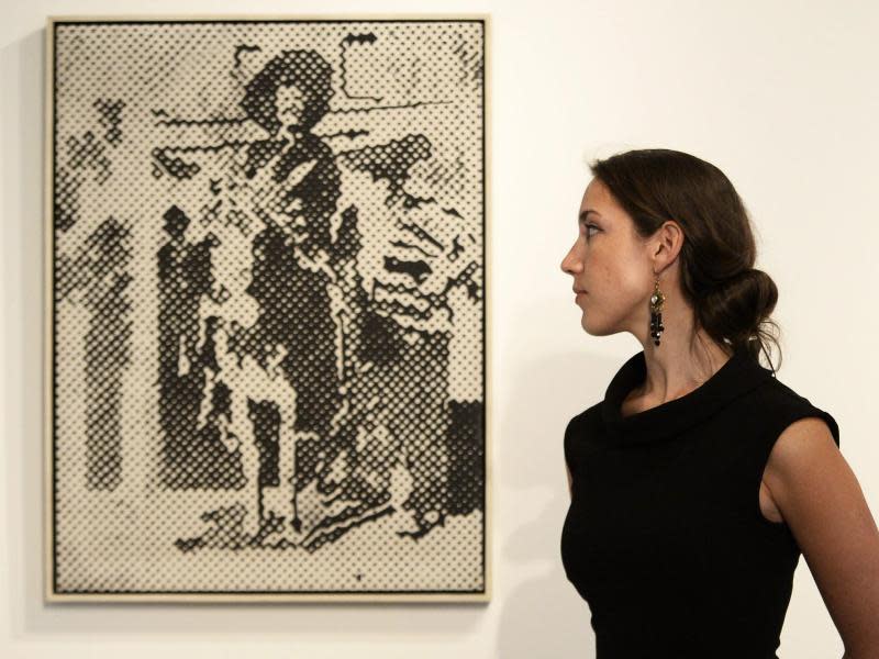 «Don Quichotte» von Sigmar Polke. Foto: Facundo Arrizabalaga