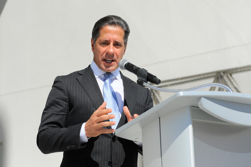 MIAMI, FL - MAY 08:  Alberto M. Carvalho speaks at the Phillip Frost Museum of Science Opening and Dedication Ceremony at Frost Art Museum on May 8, 2017 in Miami, Florida.  (Photo by Sergi Alexander/WireImage).