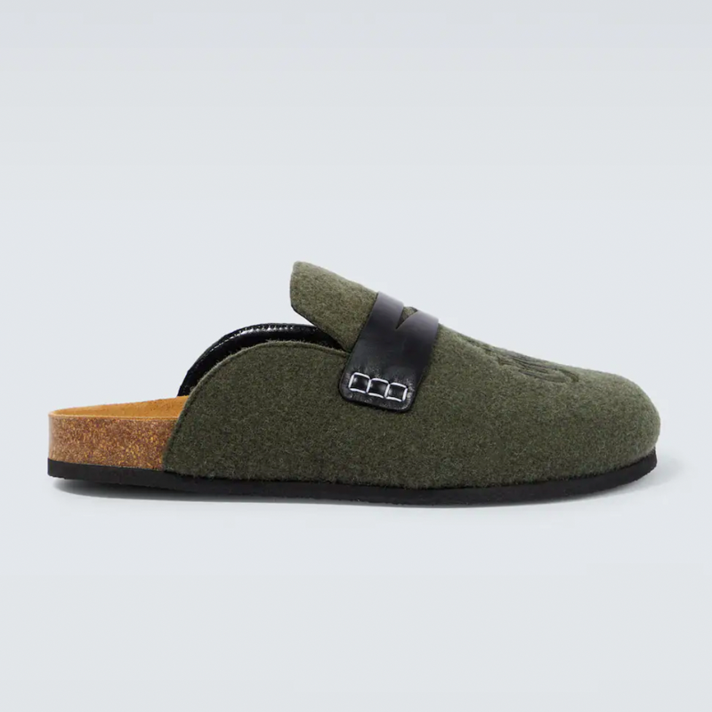 <p><a href="https://go.redirectingat.com?id=74968X1596630&url=https%3A%2F%2Fwww.mytheresa.com%2Fus%2Fen%2Fmen%2Fjw-anderson-embroidered-wool-slippers-green-p00670514&sref=https%3A%2F%2Fwww.esquire.com%2Fstyle%2Fmens-fashion%2Fg44041017%2Fmules-for-men%2F" rel="nofollow noopener" target="_blank" data-ylk="slk:Shop Now;elm:context_link;itc:0;sec:content-canvas" class="link ">Shop Now</a></p><p>Embroidered Wool Slippers</p><p>$206.00</p><p>mytheresa.com</p>