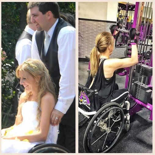 Rachelle has never named the friend who pushed her in the pool, instead, focusing on her recovery and moving on with her life. Photo: Instagram/rachelles_wheels