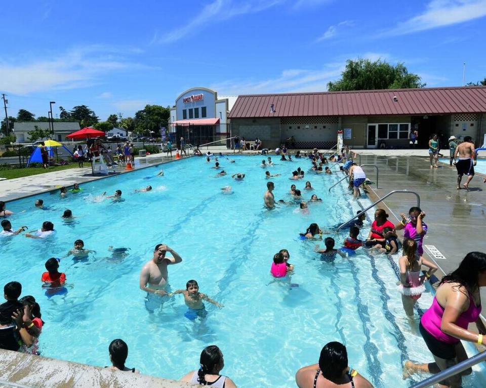 On hot summer days, public pools fill with people wanting to cool off.