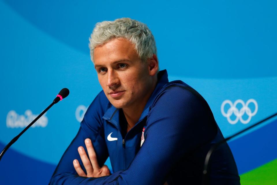 <p>Ryan Lochte made international headlines during the 2016 Olympic Games, but not for his athletic prowess. The swimmer claimed that he and two of his teammates had been robbed at gunpoint one night in Rio de Janeiro, but it soon became clear that the incident had not occurred. Instead, Lochte had been drunk and vandalized a gas station. Lochte was forced <a href="https://www.nytimes.com/2016/08/20/sports/olympics/ryan-lochte-apology-rio-olympics.html?mcubz=0" rel="nofollow noopener" target="_blank" data-ylk="slk:to apologize;elm:context_link;itc:0;sec:content-canvas" class="link ">to apologize</a>, and then (maybe) forced to compete on<em> Dancing With the Stars</em>.</p>