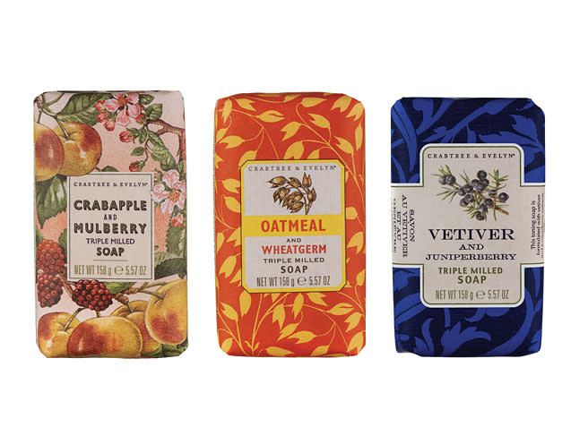 Crabtree & Evelyn Heritage Soaps, $8 each