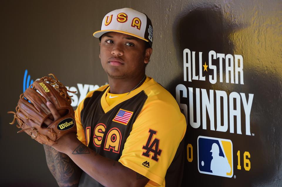 Willie Calhoun is ready for his close up. (Harry How/Getty Images)