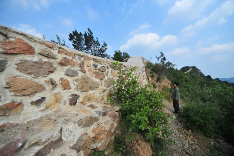 Around 30 percent of China's Ming-era Great Wall has disappeared over time as adverse natural conditions and reckless human activities erode the UNESCO World Heritage site