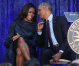 <p>Ami proche du prince Harry, l’ancien président des États-Unis Barack Obama ne sera pas présent pour l’événement, tout comme son épouse Michelle. Crédit photo : Getty Images </p>