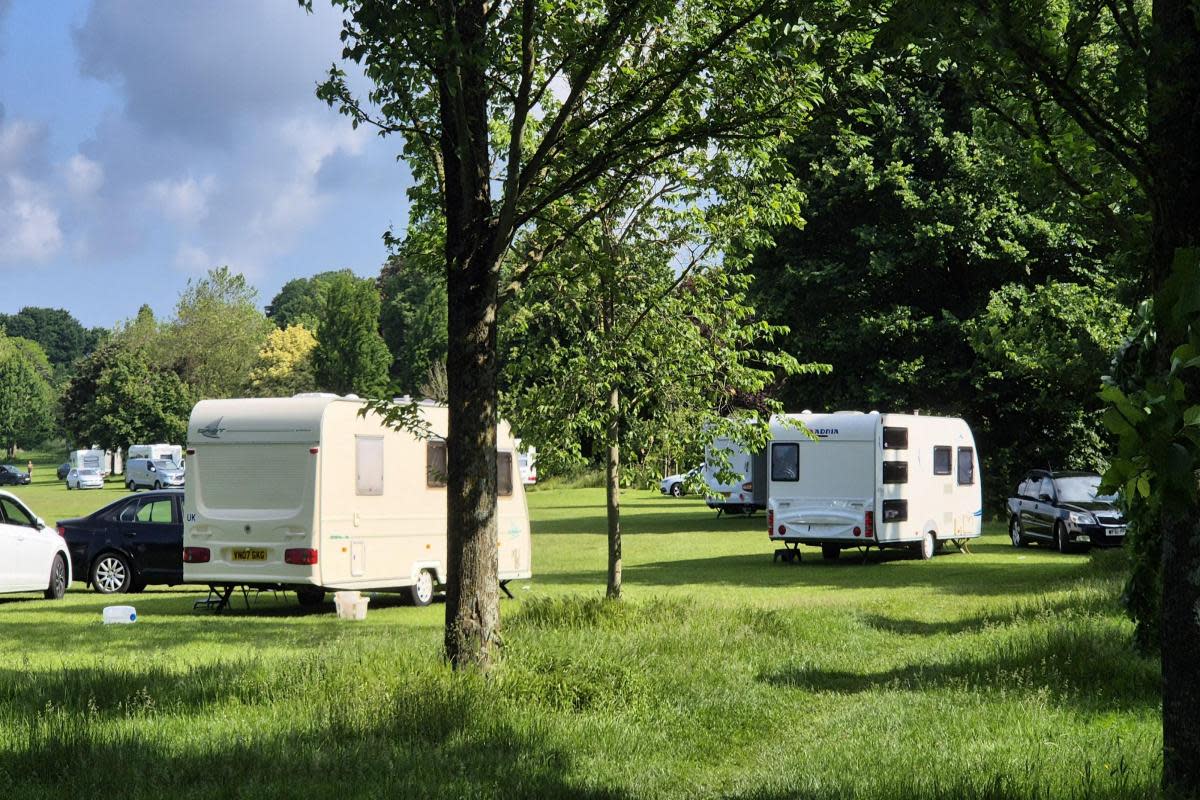 Caravans in Preston Park <i>(Image: The Argus)</i>