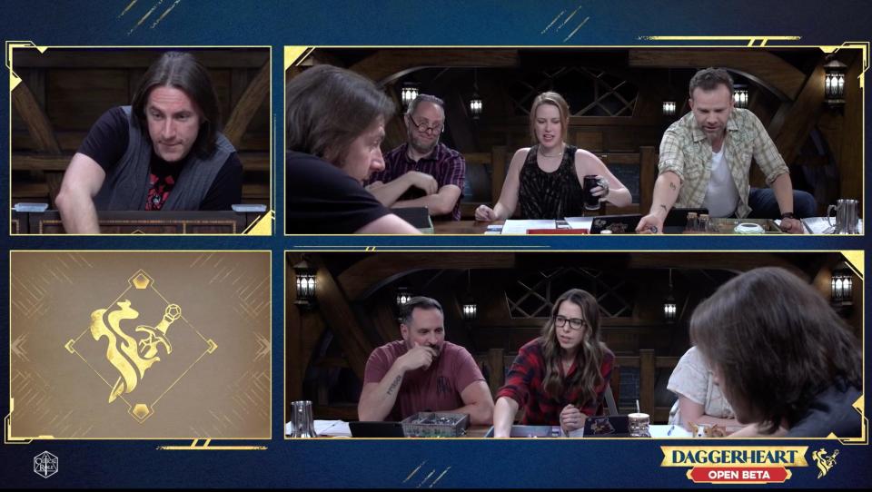 The cast of Critical Role play Daggerheart