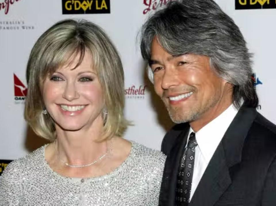 Olivia Newton-John and Patrick McDermott, who mysteriously vanished in 2005 (Rex Features)