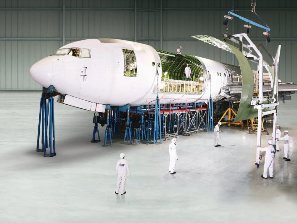 Boeing 767-300ER cargo conversion