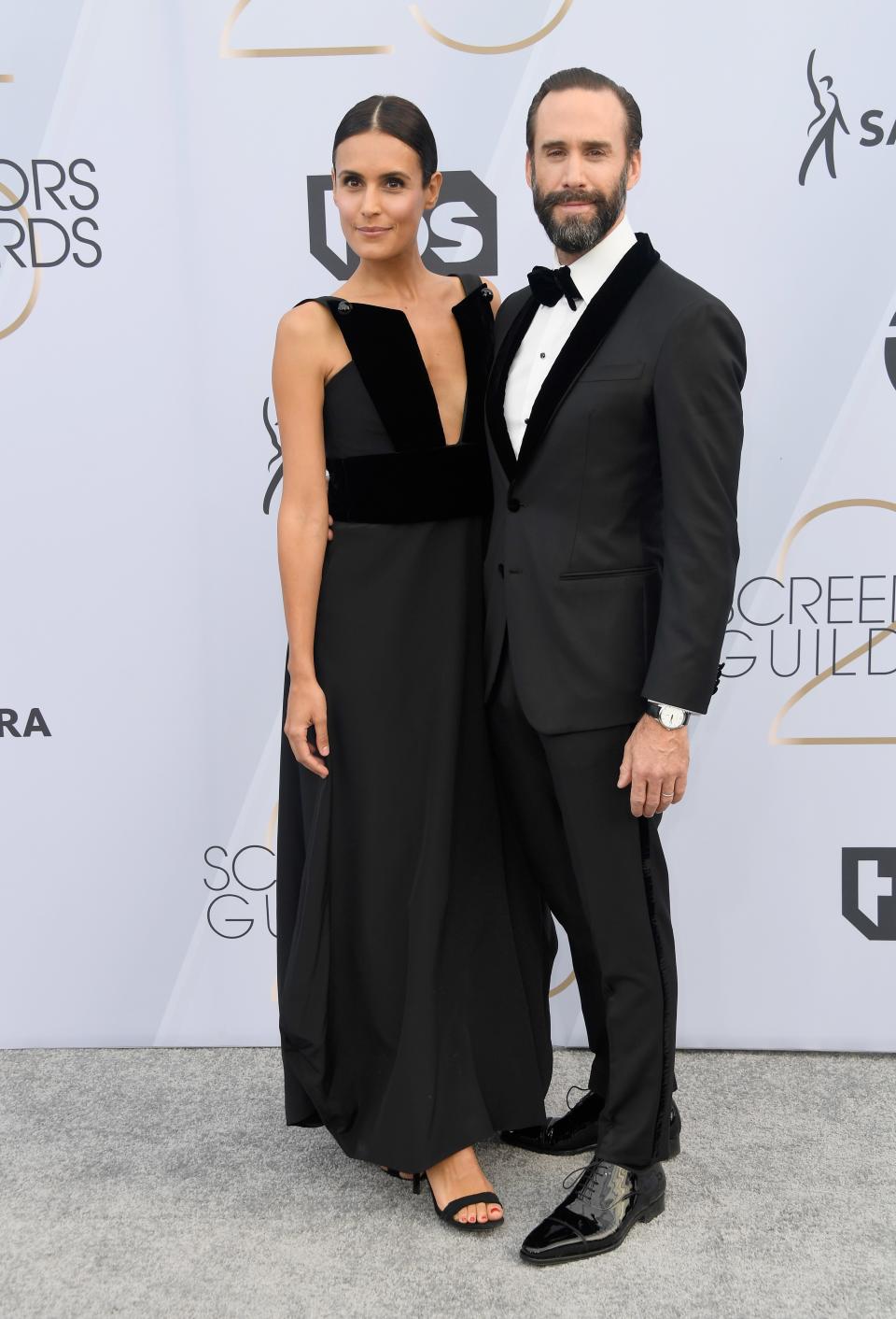 <h1 class="title">Maria Dolores Dieguez and Joseph Fiennes with Chopard watch</h1><cite class="credit">Photo: Getty Images</cite>