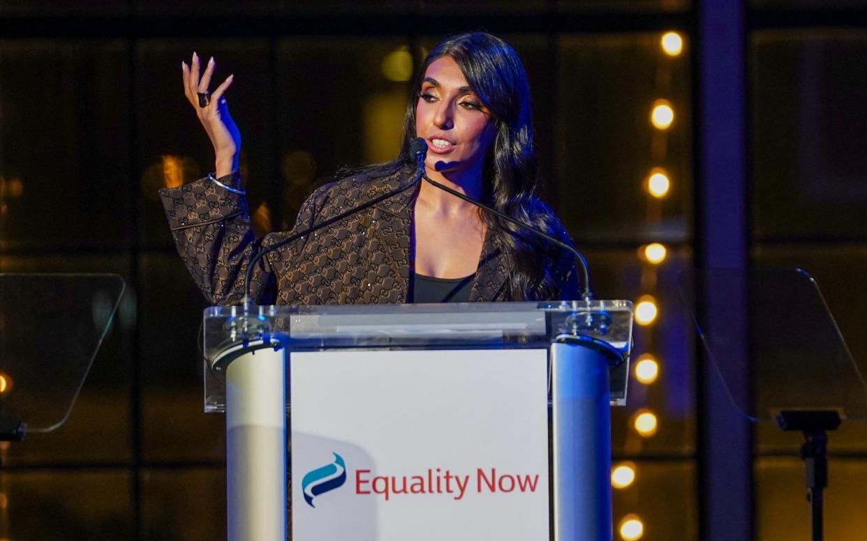 Rupi Kaur said Israel was committing "atrocities against Palestinians"