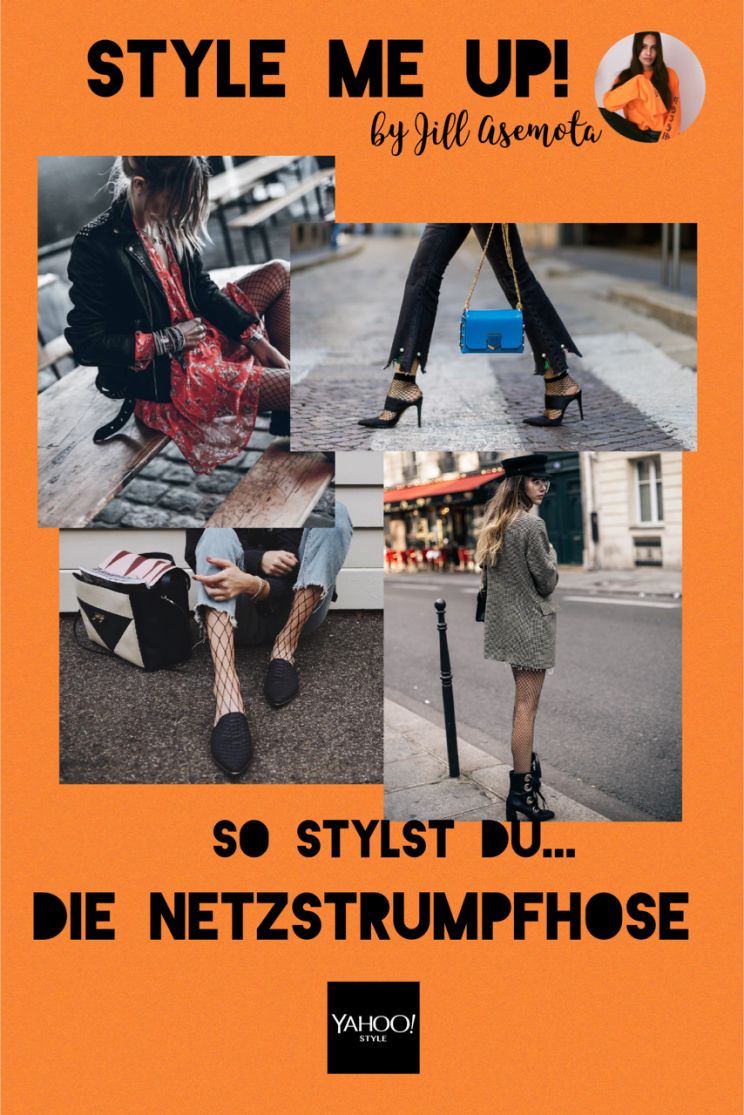 So stylst du die Netzstrumpfhose