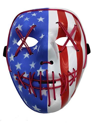 11) Flag LED Mask