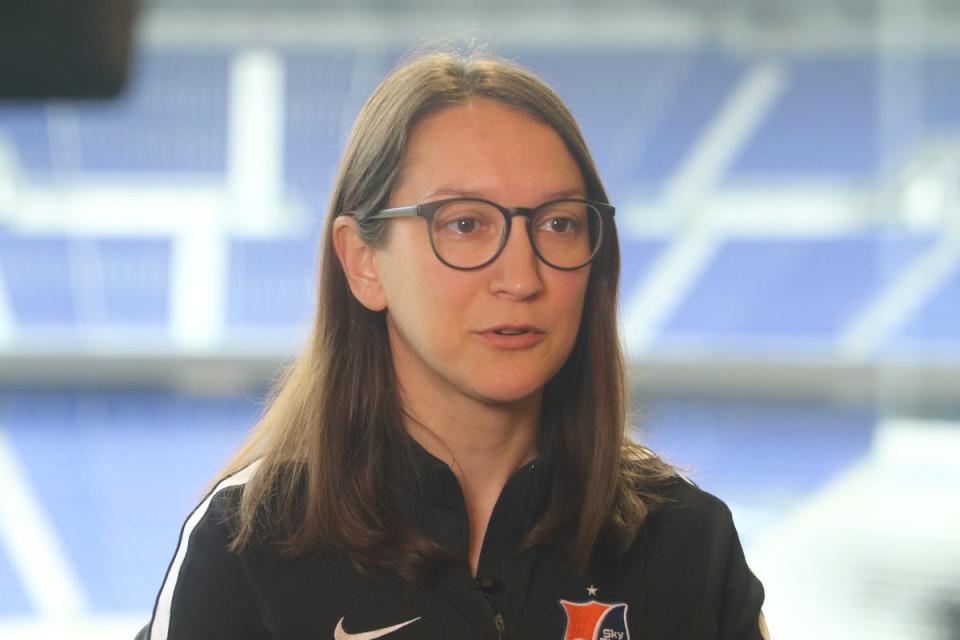 Former Gotham FC general manager Alyse LaHue faces a two-year suspension with future employment in the league conditional. The team was called Sky Blue when she was employed.
