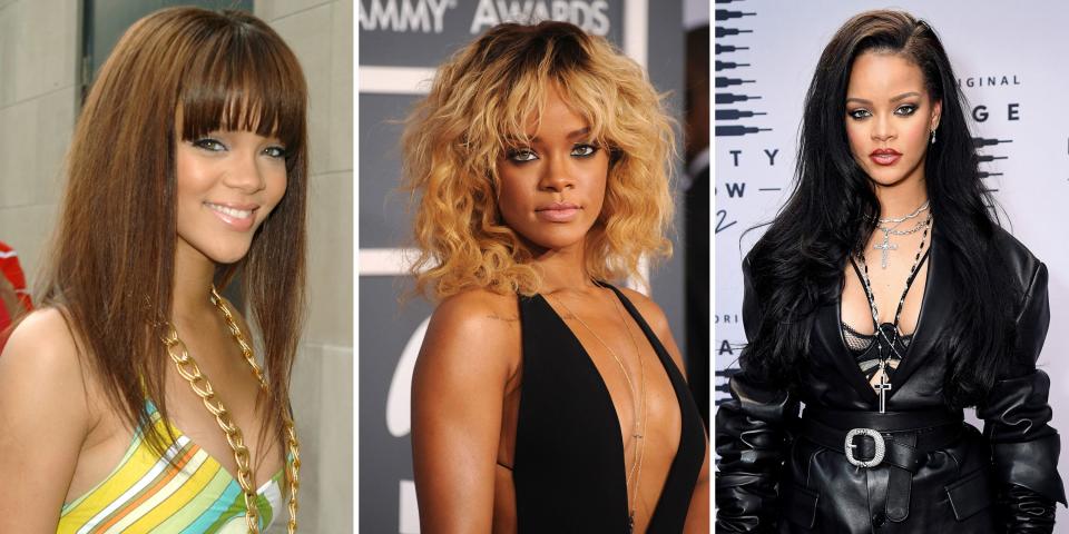 Rihanna's Complete Hair Transformation