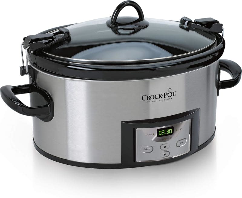 Crock-Pot 6-Quart Cook & Carry Programmable Slow Cooker with Digital Timer