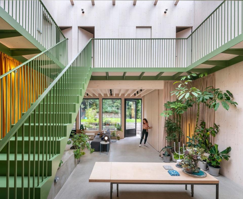 A central courtyard brings light into the house (Kilian O'Sullivan/VIEW)