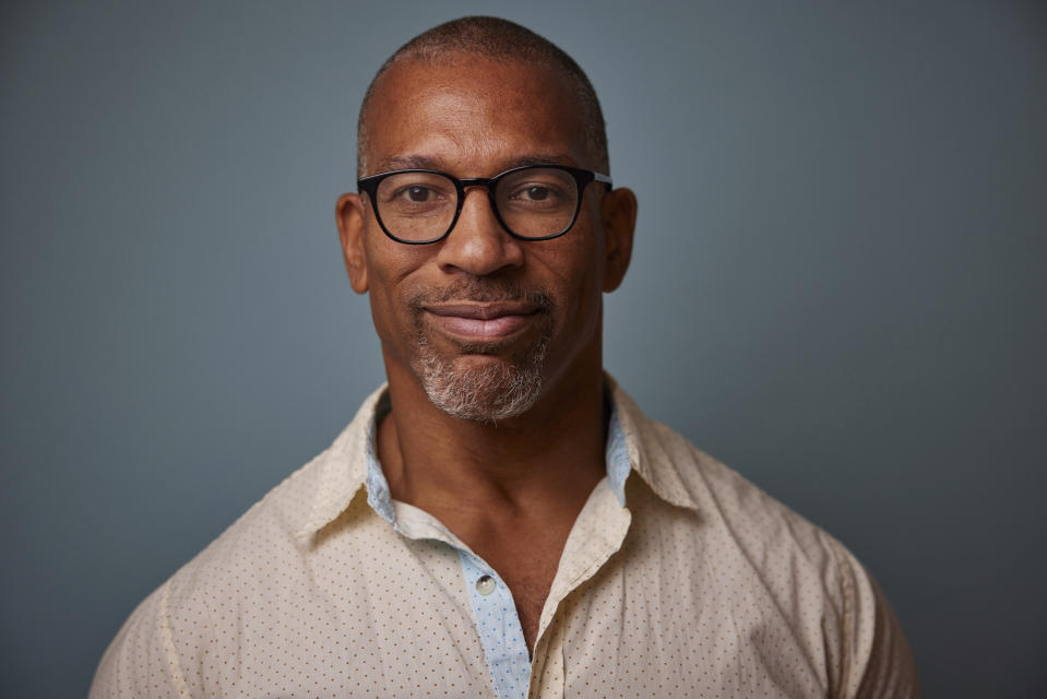 Christian Cooper poses for a portrait to promote the book "Better Living Through Birding: Notes from a Black Man in the Natural World" on Wednesday, June 14, 2023, in New York. (Photo by Matt Licari/Invision/AP)