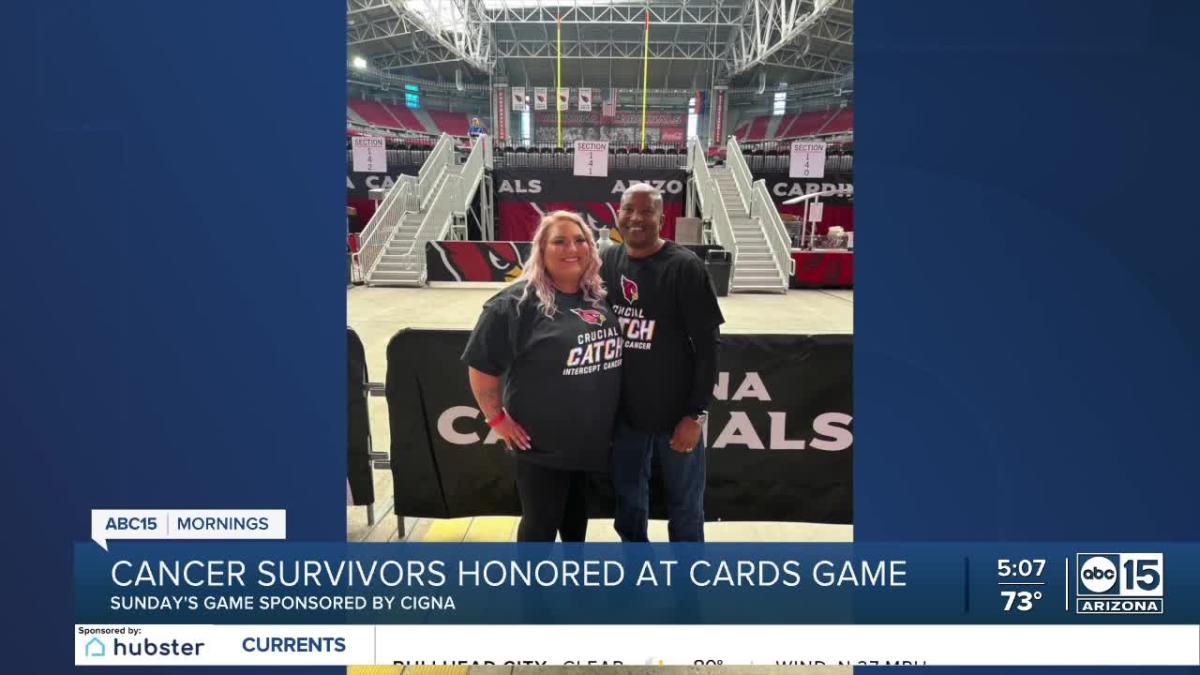 Cardinals honor breast cancer survivor