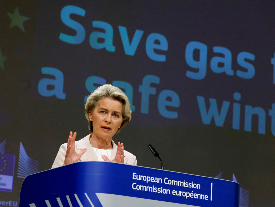 EU-Kommissionspräsidentin Ursula von der Leyen. (Bild: REUTERS/Yves Herman)