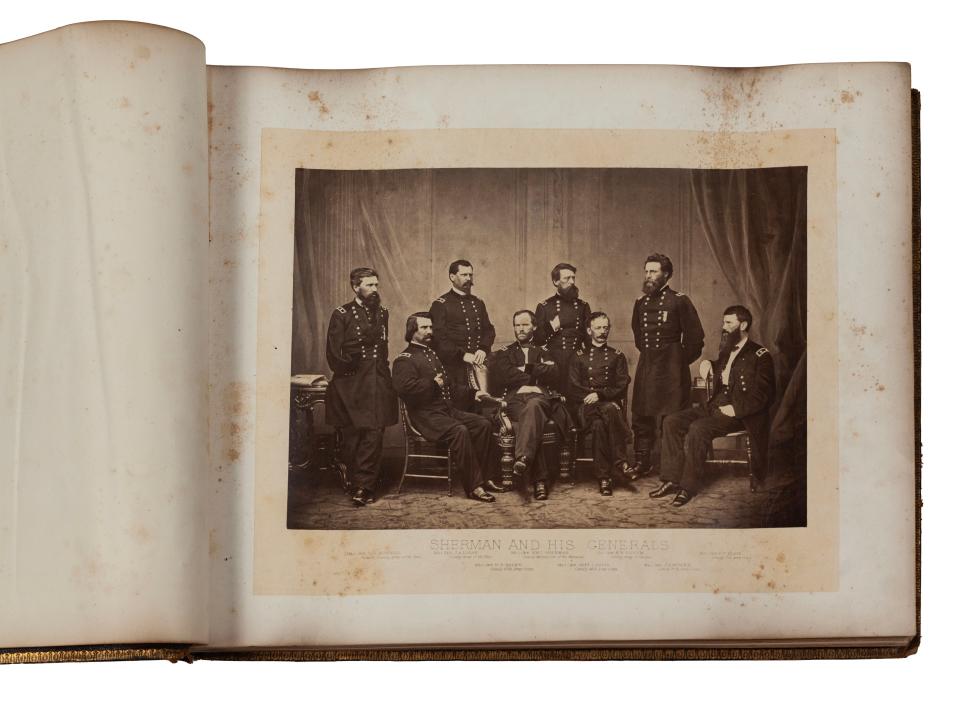 Gen. William Tecumseh Sherman owned this copy of "Photographic Views of Sherman’s Campaign," George Barnard’s photographic record of the general’s March to the Sea. It is included in Fleischer's William T. Sherman Collection auction taking place Tuesday and Wednesday.