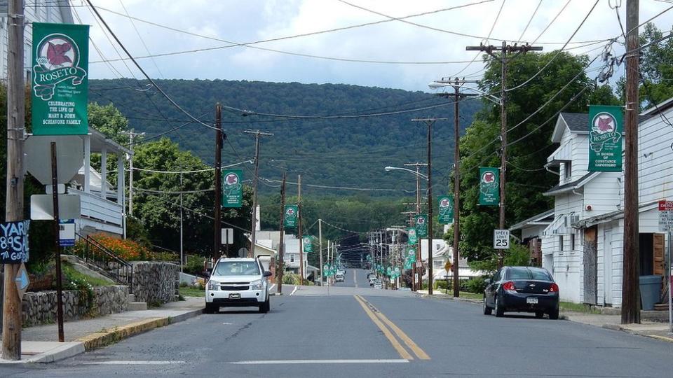 Avenida Garibaldi, en Roseto, Pensilvania