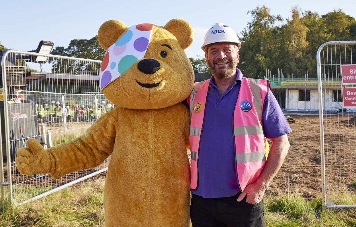  Nick Knowles and Pudsey DIY SOS. 