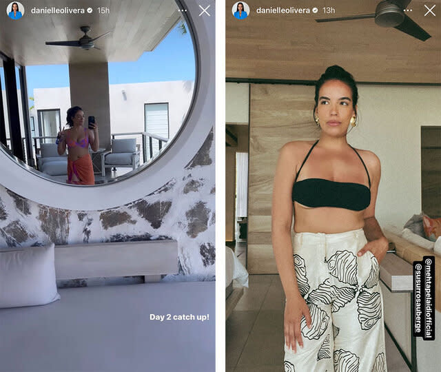 Danielle Olivera Vacation Looks