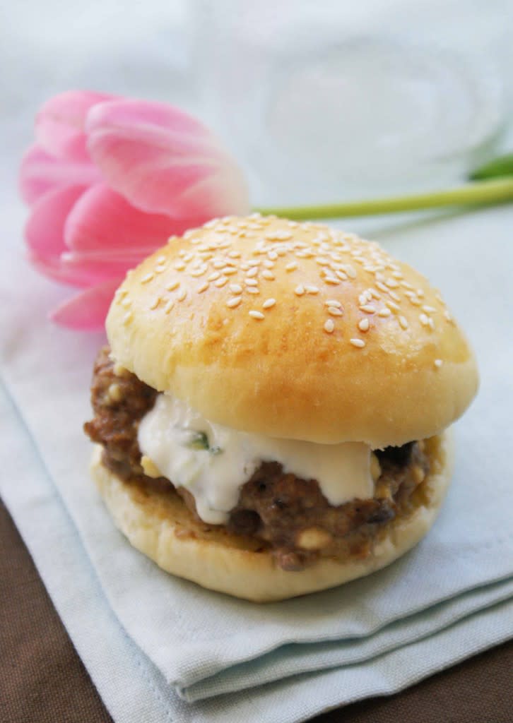 Lamb and Feta Burgers