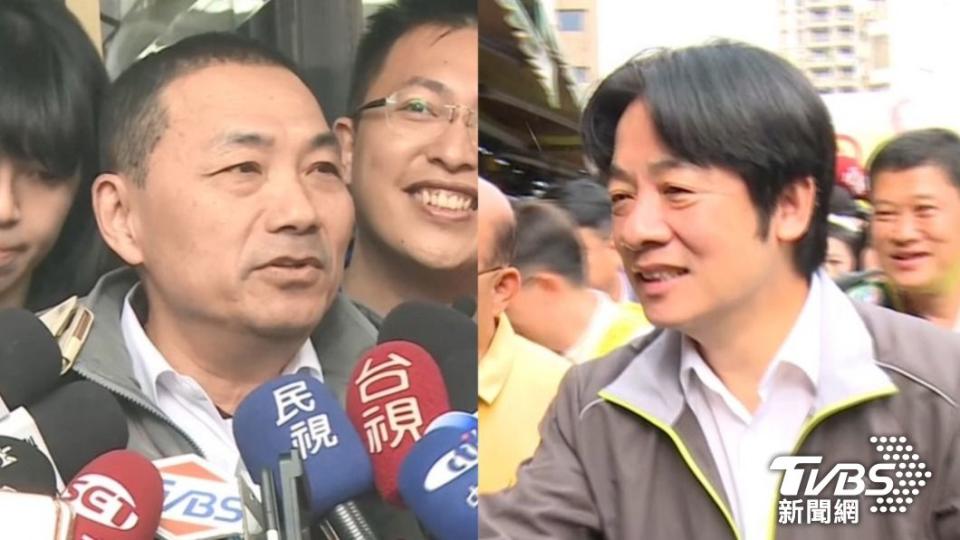 賴清德參選民進黨黨主席，首場政見發表會選在新北市三重，被解讀向潛在對手侯友宜叫板意味濃厚。（圖／TVBS）