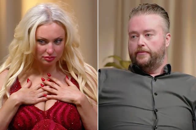 <p>TLC</p> (L-R) Natalie and Mike on '90 Day Fiancé'.