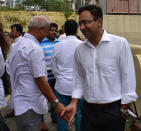 <p>Cricketers and family members pay their last respects to former Indian captain Ajit Wadekar, who passed away after a prolonged illness in Mumbai. </p>