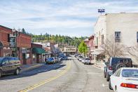 <p>Placerville is a California gold rush town, named after the gold deposits found in its river beds, </p>