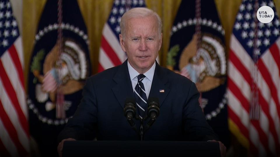 President Joe Biden's approval rating has hit a new low, at 38%.