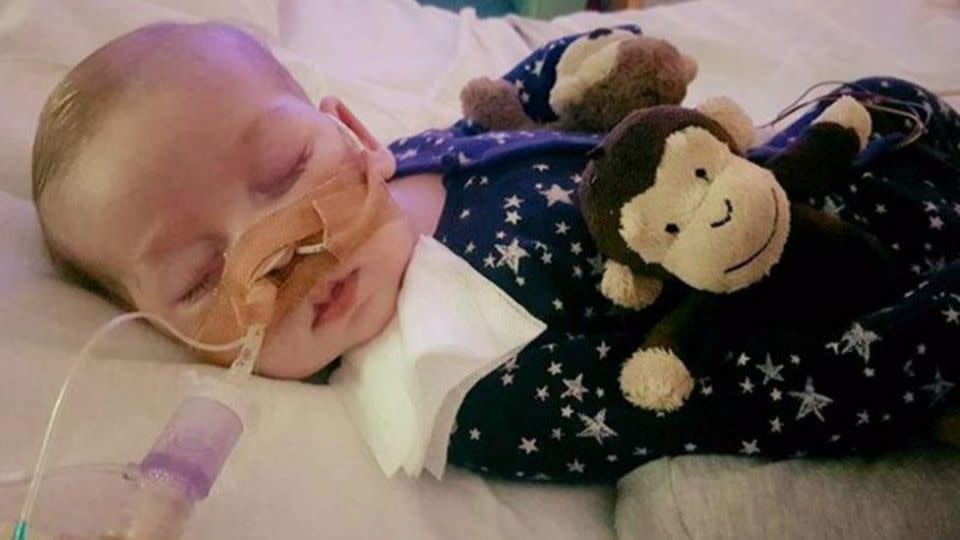 Charlie's mother said they have hope. Photo: GoFundMe