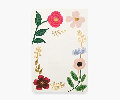 8) Wildflowers Large Memo Notepad