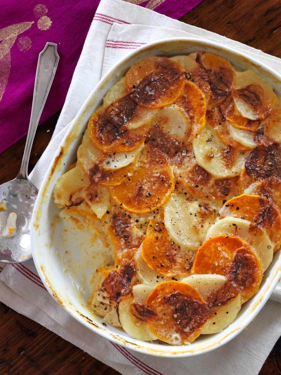 Potato and Butternut Squash Gratin