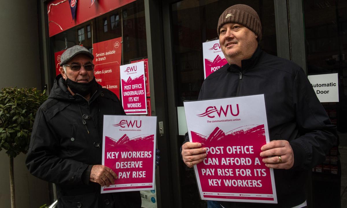 Post office strike to overlap with Royal Mail and BT industrial action