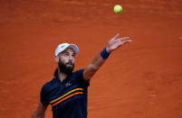 Tennis - French Open - Roland Garros, Paris, France - May 30, 2018 France's Benoit Paire in action during his second round match against Japan's Kei Nishikori REUTERS/Pascal Rossignol