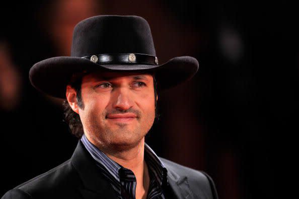 Foto cortesía de: Gareth Cattermole/Getty Images. Robert Rodriguez en la premiere de <i>Machete</i>, Festival Internacional de Venecia 2010.