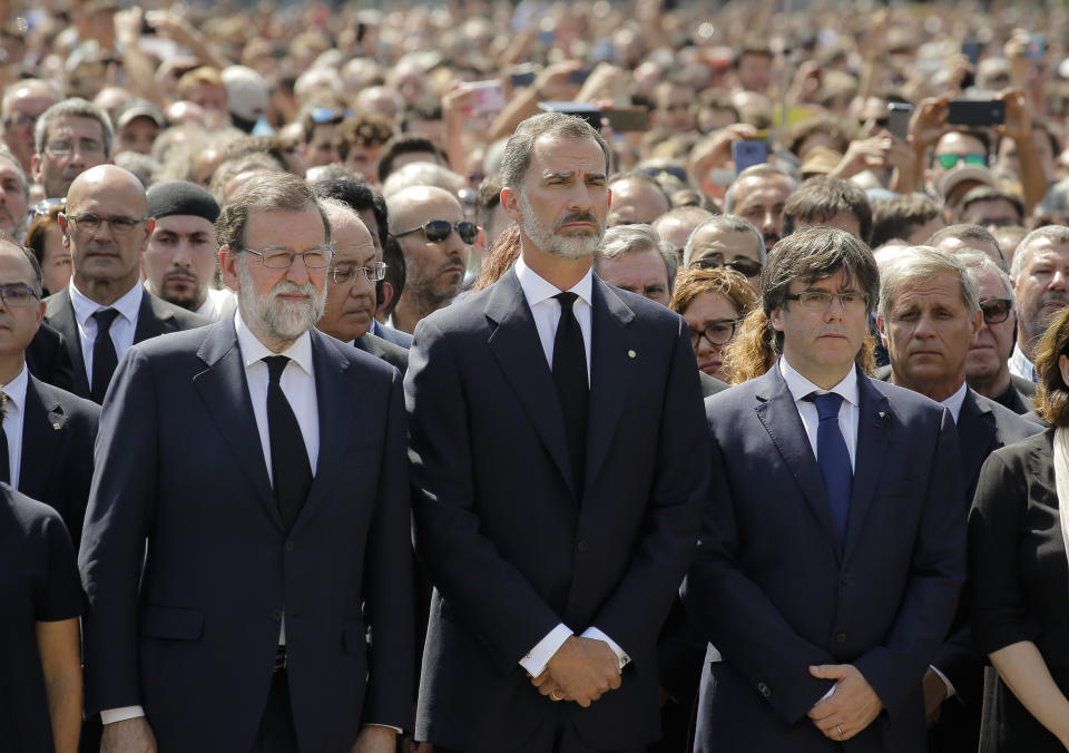 Barcelona le grita en silencio al terrorismo