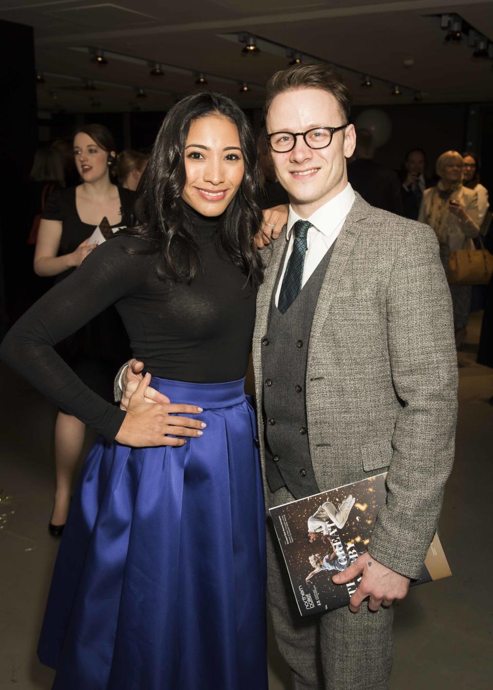 Kevin Clifton and Karen Hauer attend Northern Ballet's Great Gatsby Opening night at Sadler's Wells in London.