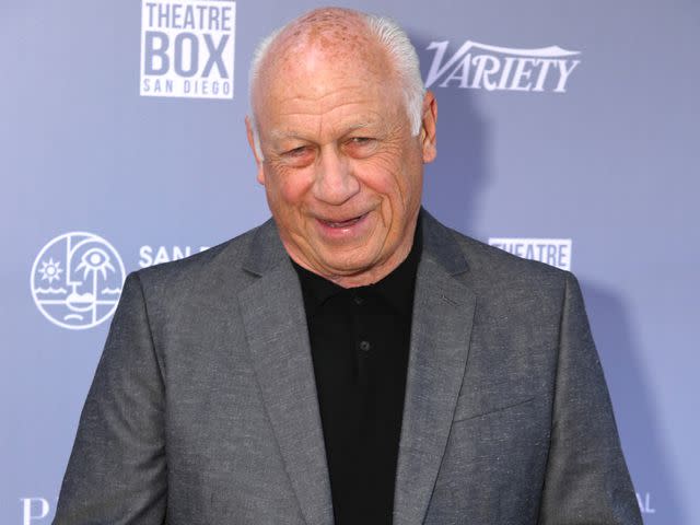 <p>Andrew Toth/Getty</p> Joey Travolta attends the screening of Fox Searchlight's "Jojo Rabbit" on October 15, 2019 in San Diego, California.