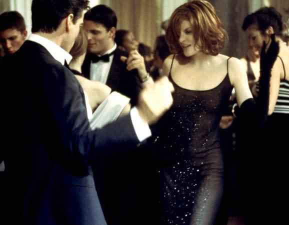 Rene Russo proves not every certified sex symbol starts in her teens. Russo was all of thirty-three when she landed her first major role on the short-lived TV show "Sable," and two years later she scored a hit in the 1989 movie "Major League." Russo's ripe sensuality made her a fine foil for Mel Gibson in 1992's "Lethal Weapon 3" and John Travolta in 1995's "Get Shorty." In 1999, she appeared nude for the first time in "The Thomas Crown Affair." Russo was 45 at the time.