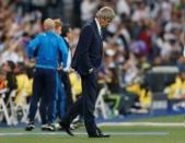 Football Soccer - Real Madrid v Manchester City - UEFA Champions League Semi Final Second Leg - Estadio Santiago Bernabeu, Madrid, Spain - 4/5/16 Manchester City manager Manuel Pellegrini looks dejected Action Images via Reuters / Carl Recine Livepic EDITORIAL USE ONLY.